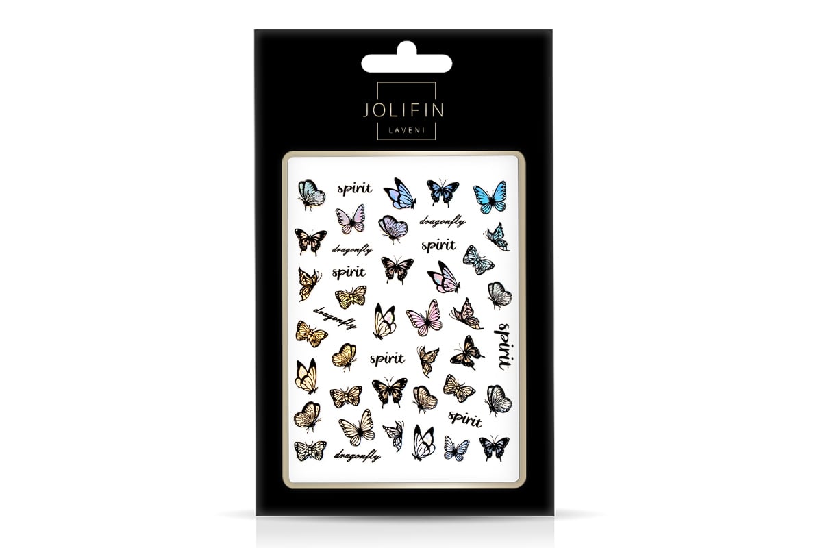 Jolifin LAVENI XL Sticker - Butterfly Hologramm Nr. 9