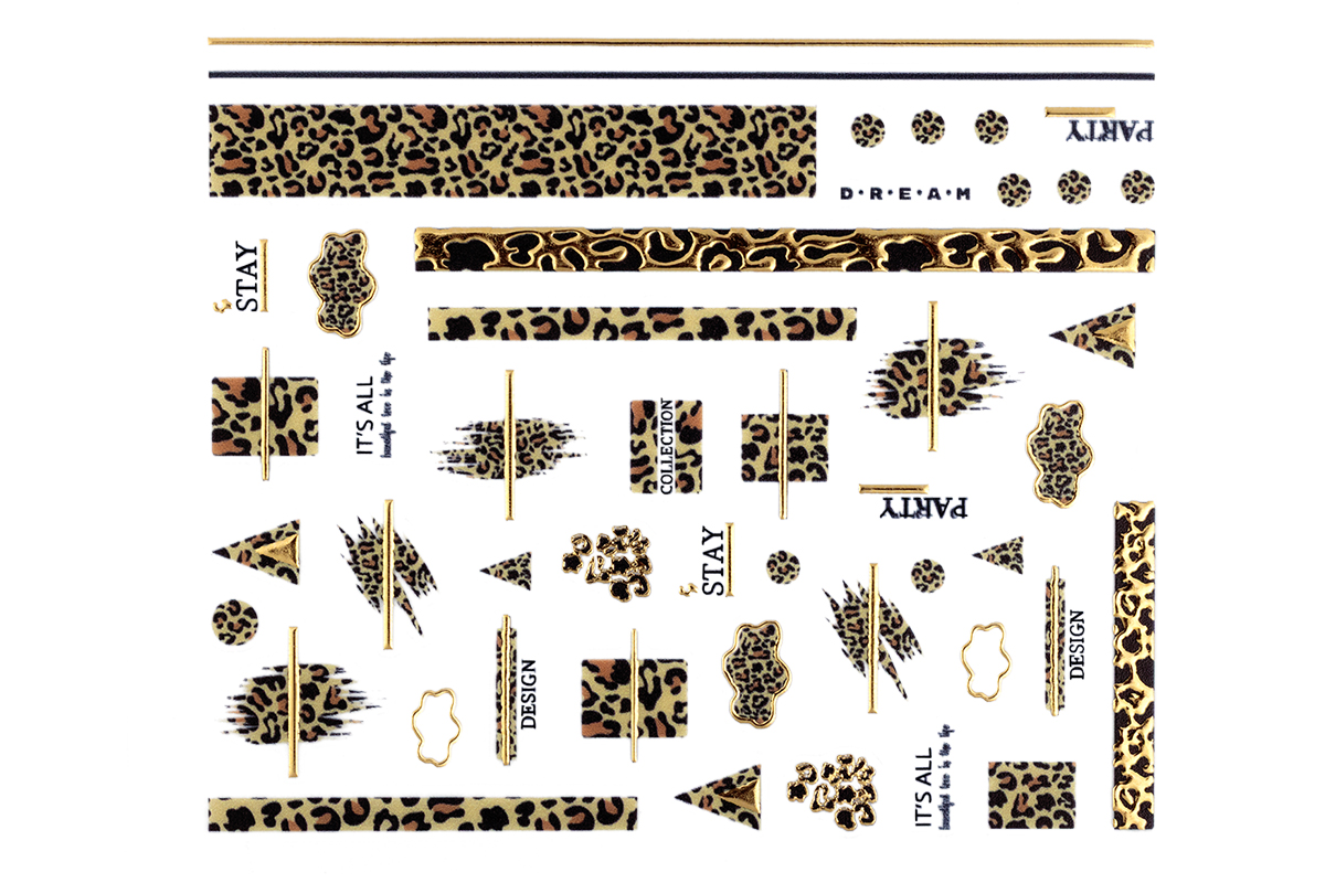 Jolifin LAVENI XL Sticker - Gold Nr. 65