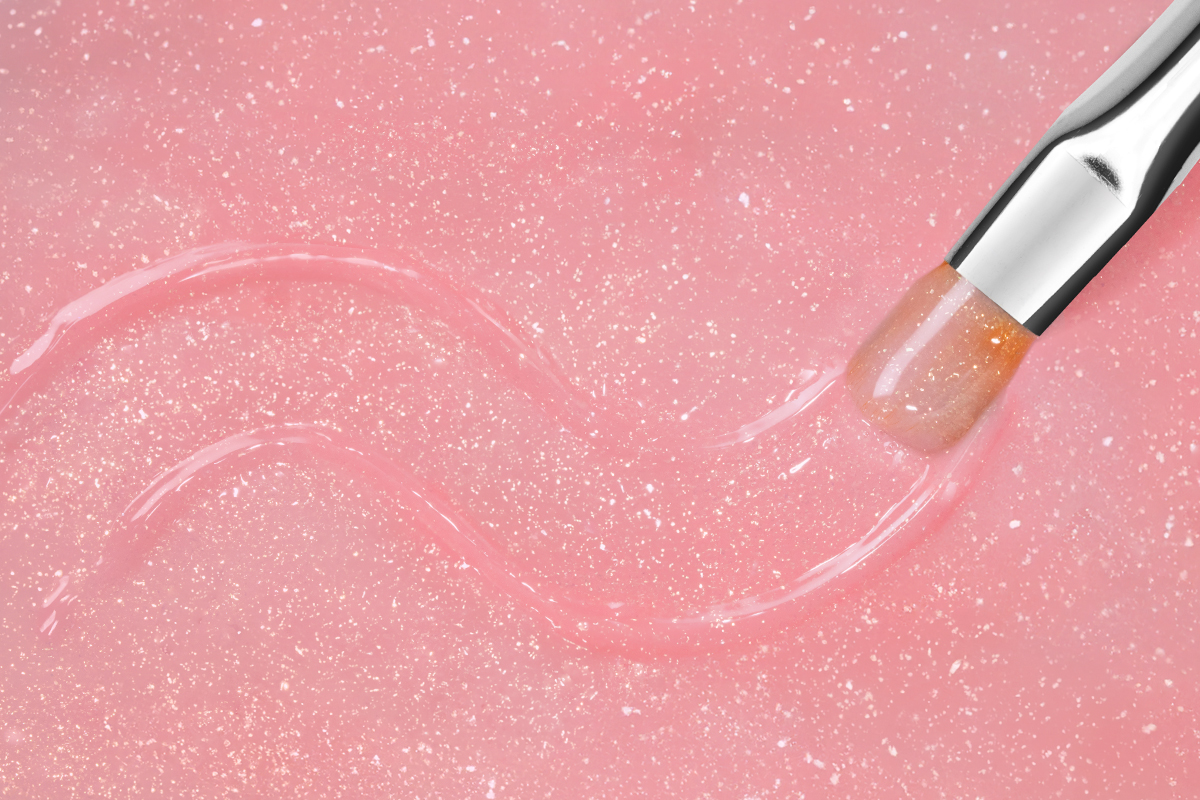 Jolifin LAVENI PRO Refill - Fiberglas-Gel milky rosé  Glimmer 250ml