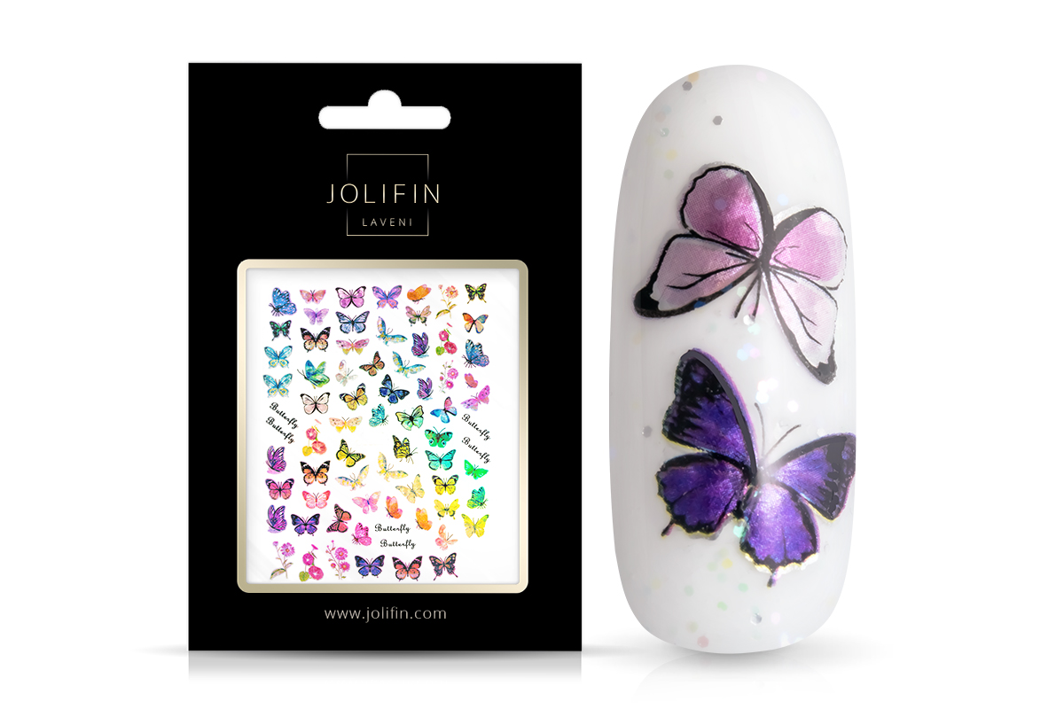 Jolifin LAVENI XL Sticker - Butterfly Hologramm Nr. 4