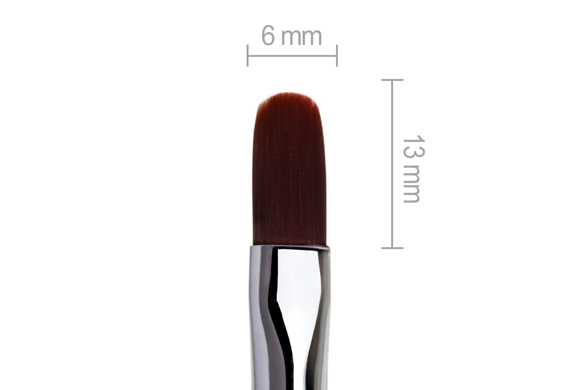 Jolifin Aurora Pearl Brush - oval size 8