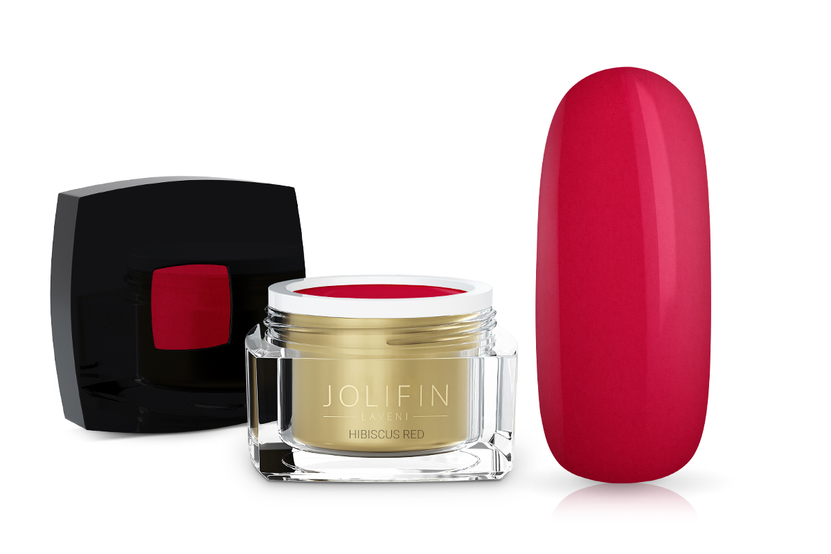 Jolifin LAVENI Colour Gel - hibiscus red 5ml