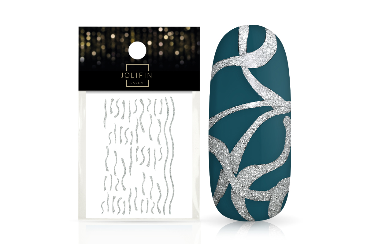 Jolifin LAVENI XL Sticker FlashOn - silver No. 4