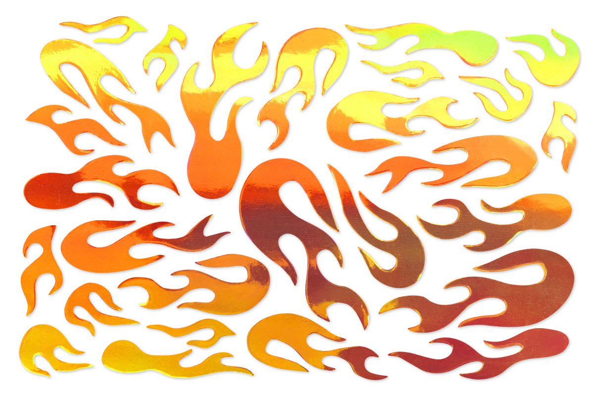 Jolifin Aurora Sticker - Flame fire