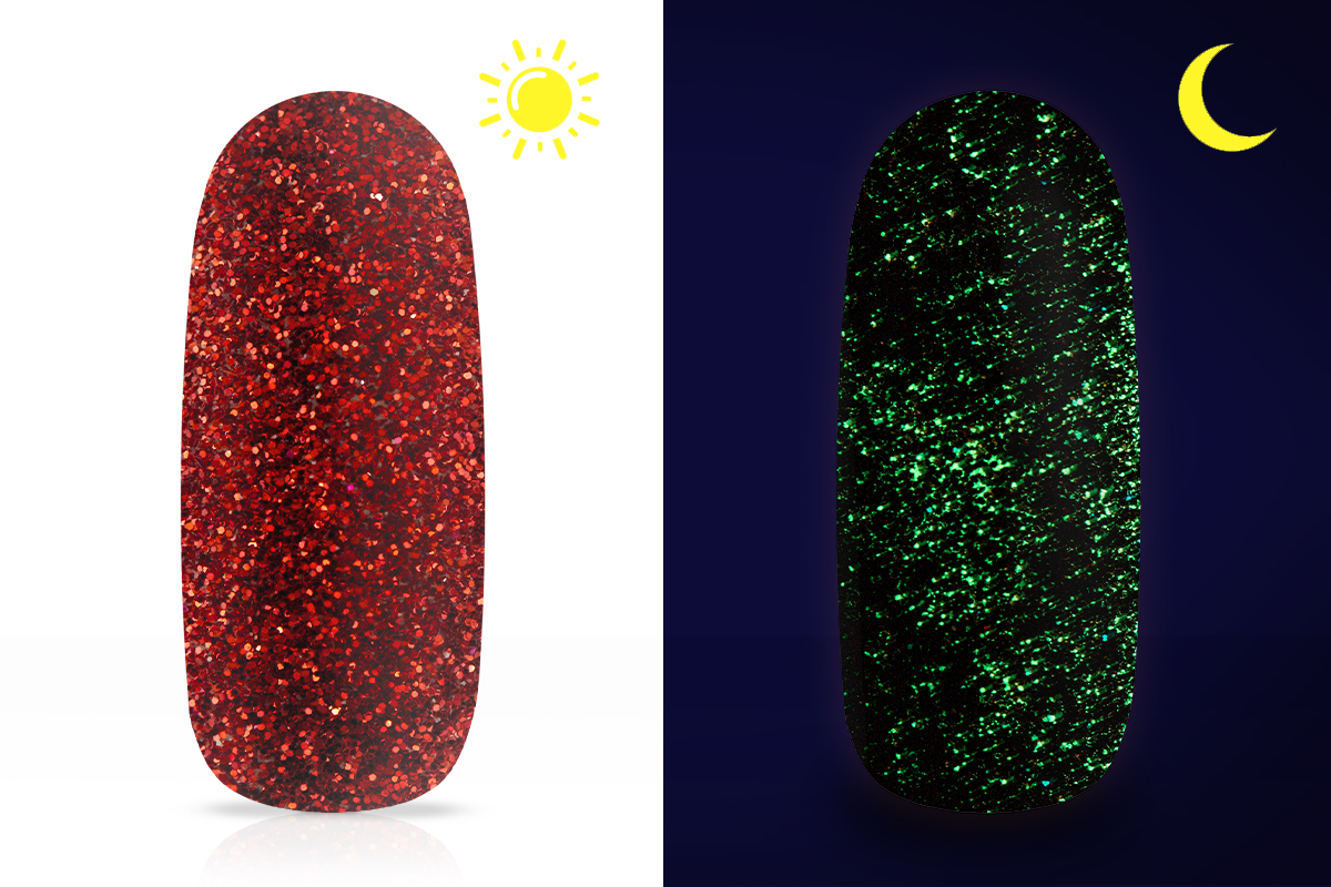 Jolifin LAVENI Diamond Dust - Nightshine carpet red