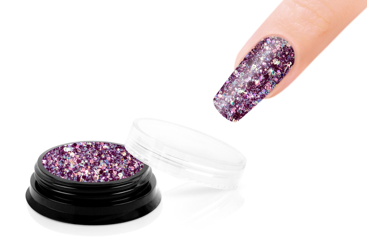 Jolifin LAVENI Luxury Glitter - bordeaux