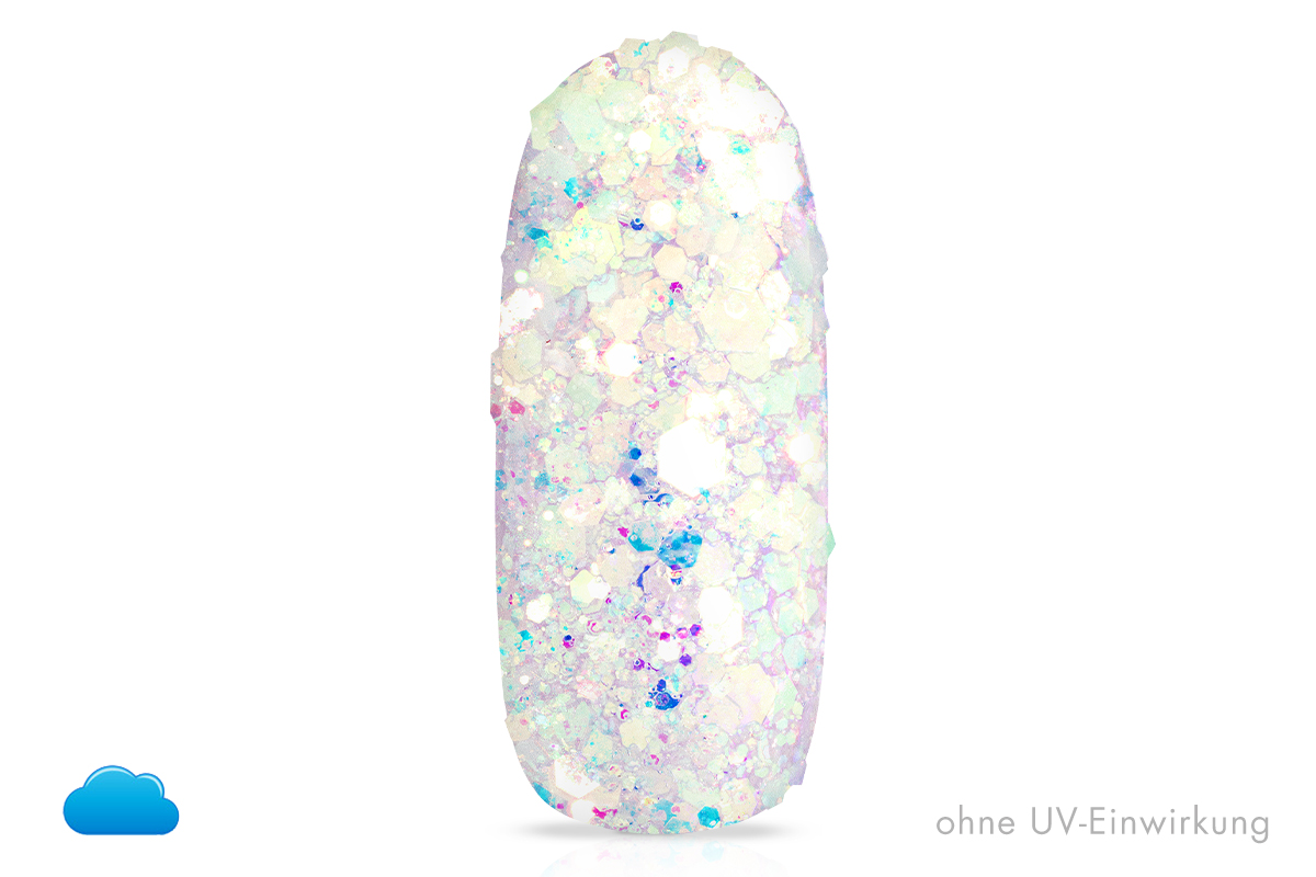 Jolifin LAVENI Solar Glitter - white-magenta