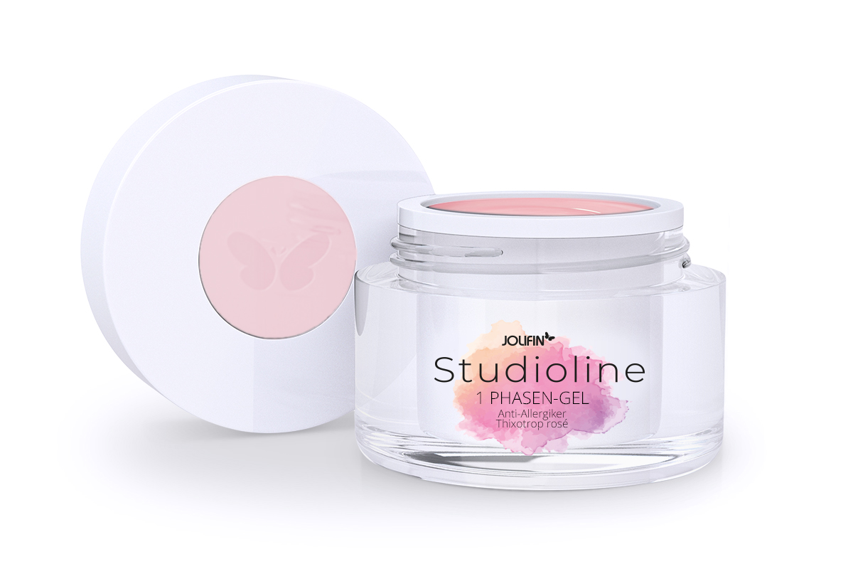Jolifin Studioline - 1Phasen-Gel Anti-Allergiker Thixotrop rosé 15ml