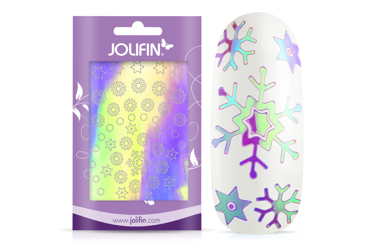 Jolifin Aurora Sticker - Snowflakes Cosmos