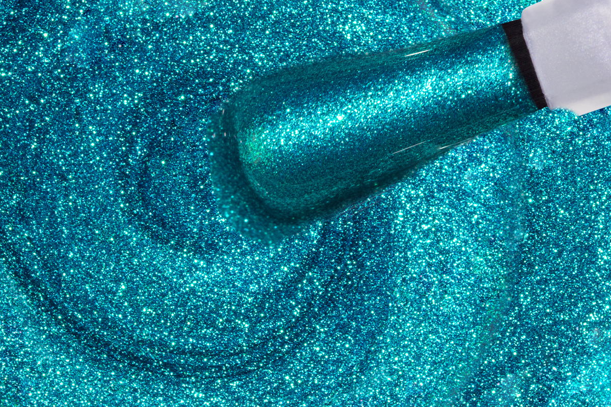 Jolifin LAVENI Shellac - brilliant turquoise 10ml