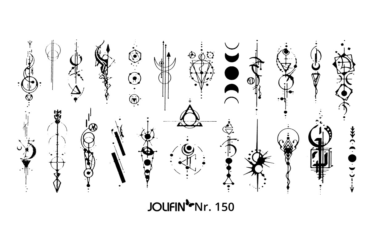 Jolifin Stamping-Schablone - Nr. 150