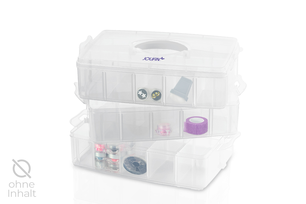 Jolifin Aufbewahrungsbox L - clear