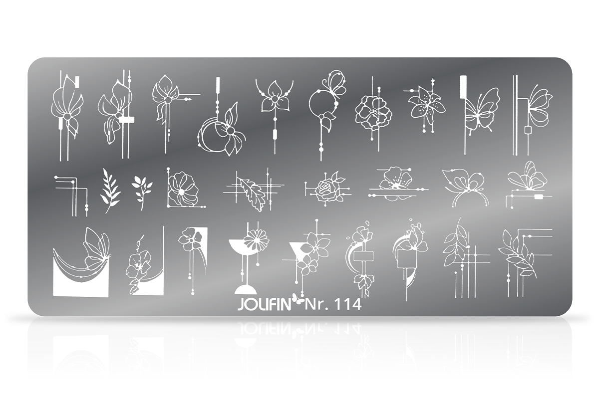Jolifin Stamping-Schablone Nr. 114