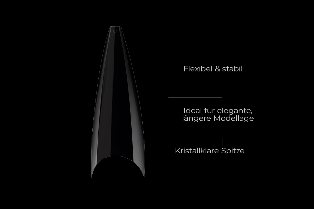 Jolifin 100er Tipbox - XXL Mandel clear