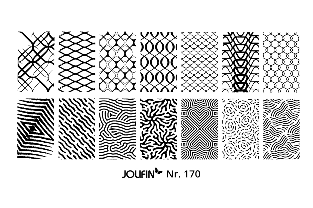 Jolifin Stamping-Schablone Nr. 170