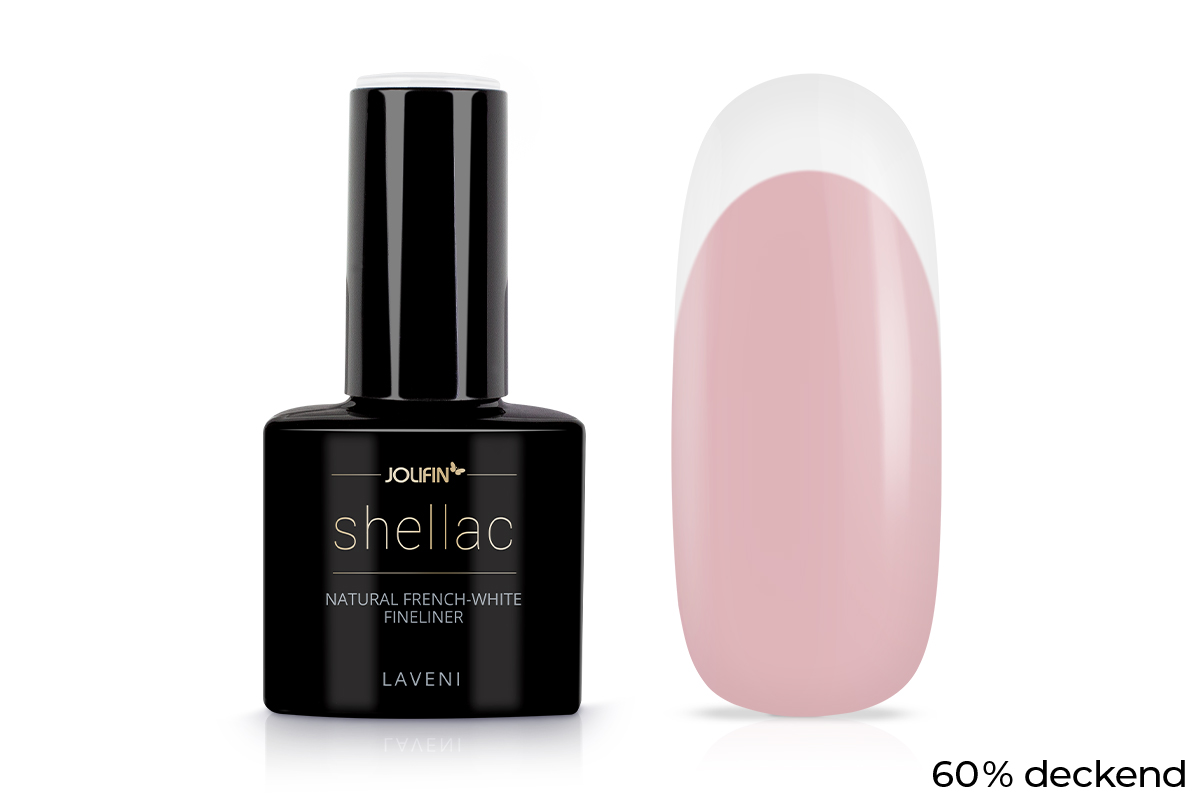 Jolifin LAVENI Shellac Fineliner - Natural French-White 10ml