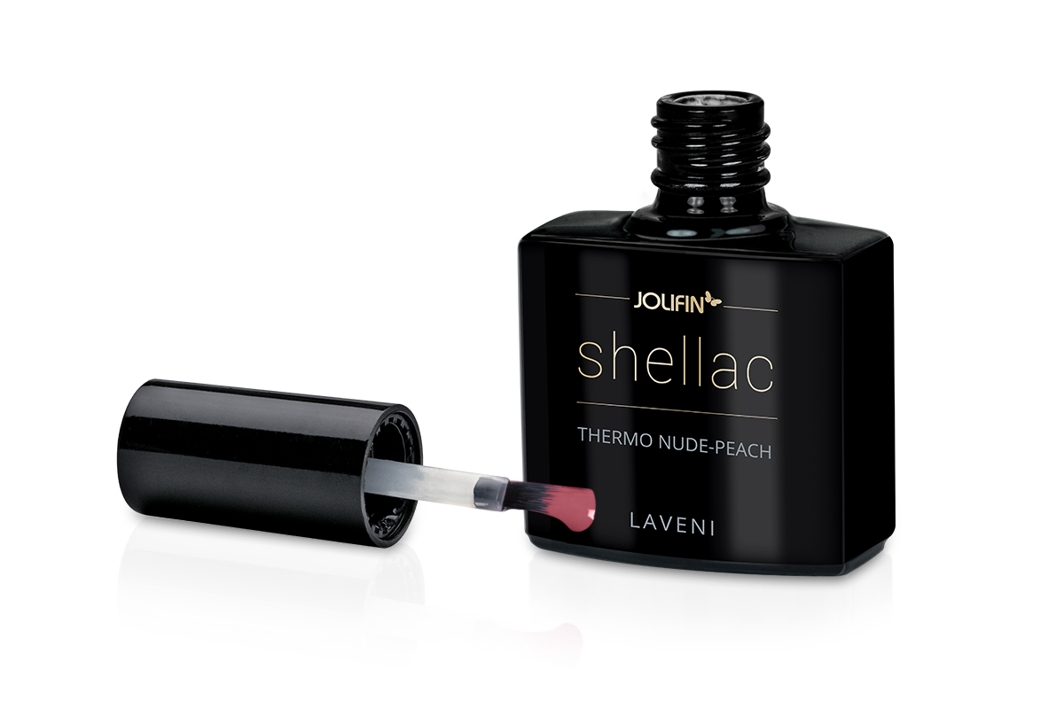 Jolifin LAVENI Shellac - Thermo nude-peach 10ml 
