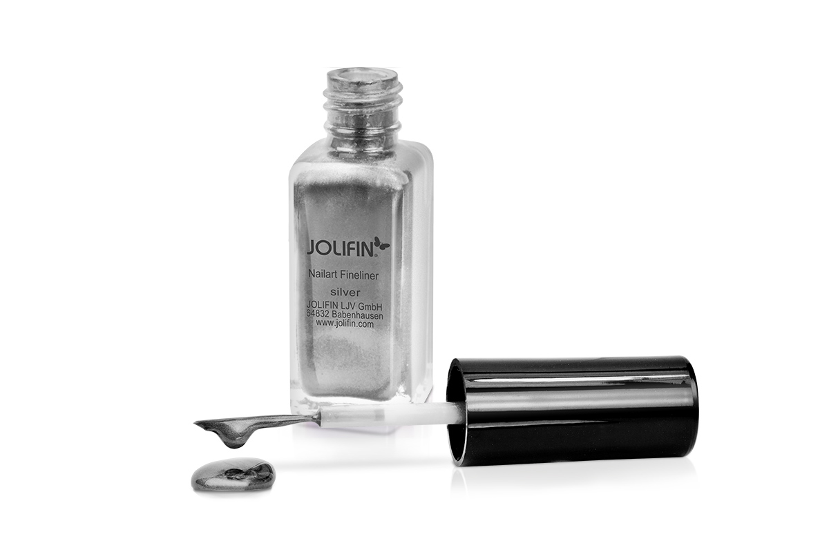 Jolifin Nailart Fineliner silver 10ml