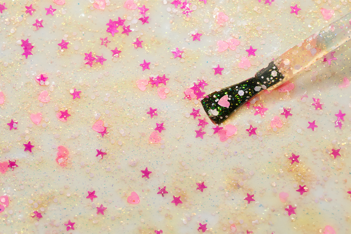 Jolifin LAVENI Shellac - festival Glitter 10ml