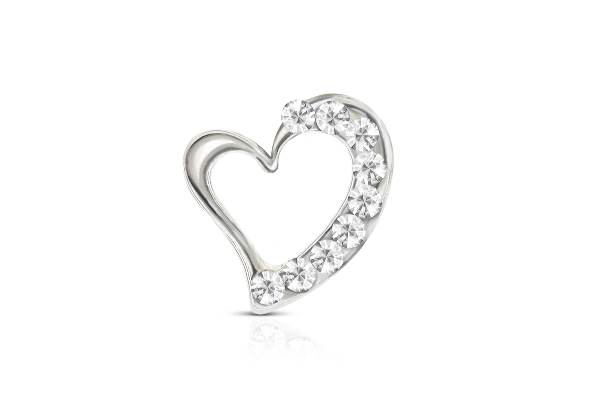 Jolifin Overlay diamond heart