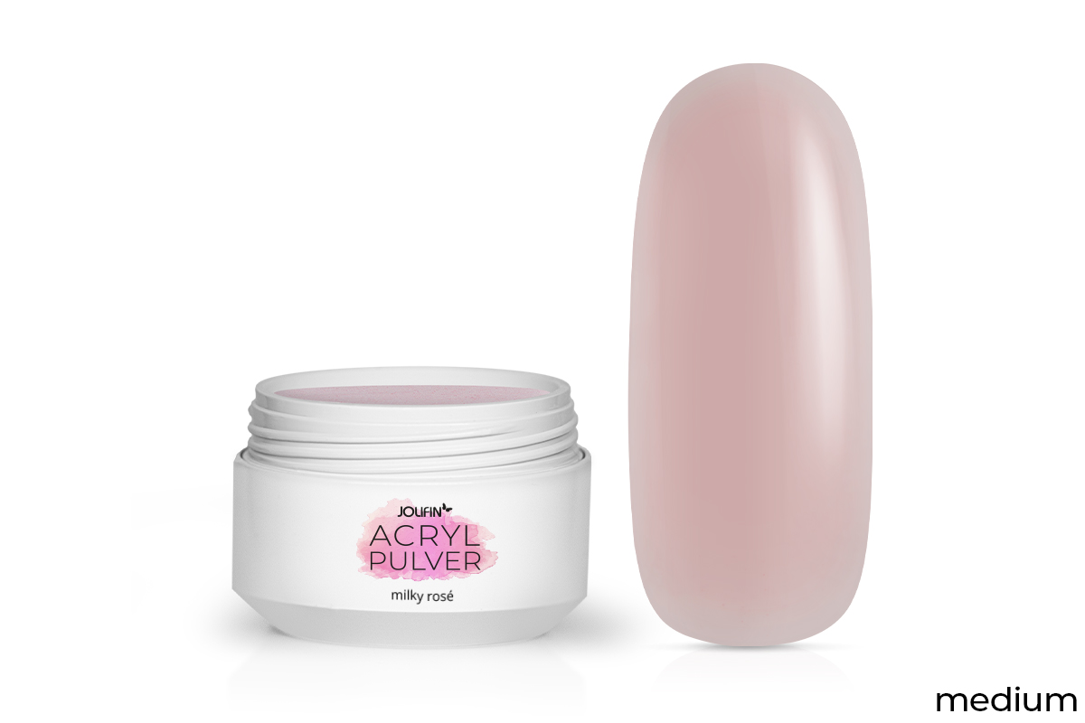 Jolifin Acryl Pulver - milky rosé 10g