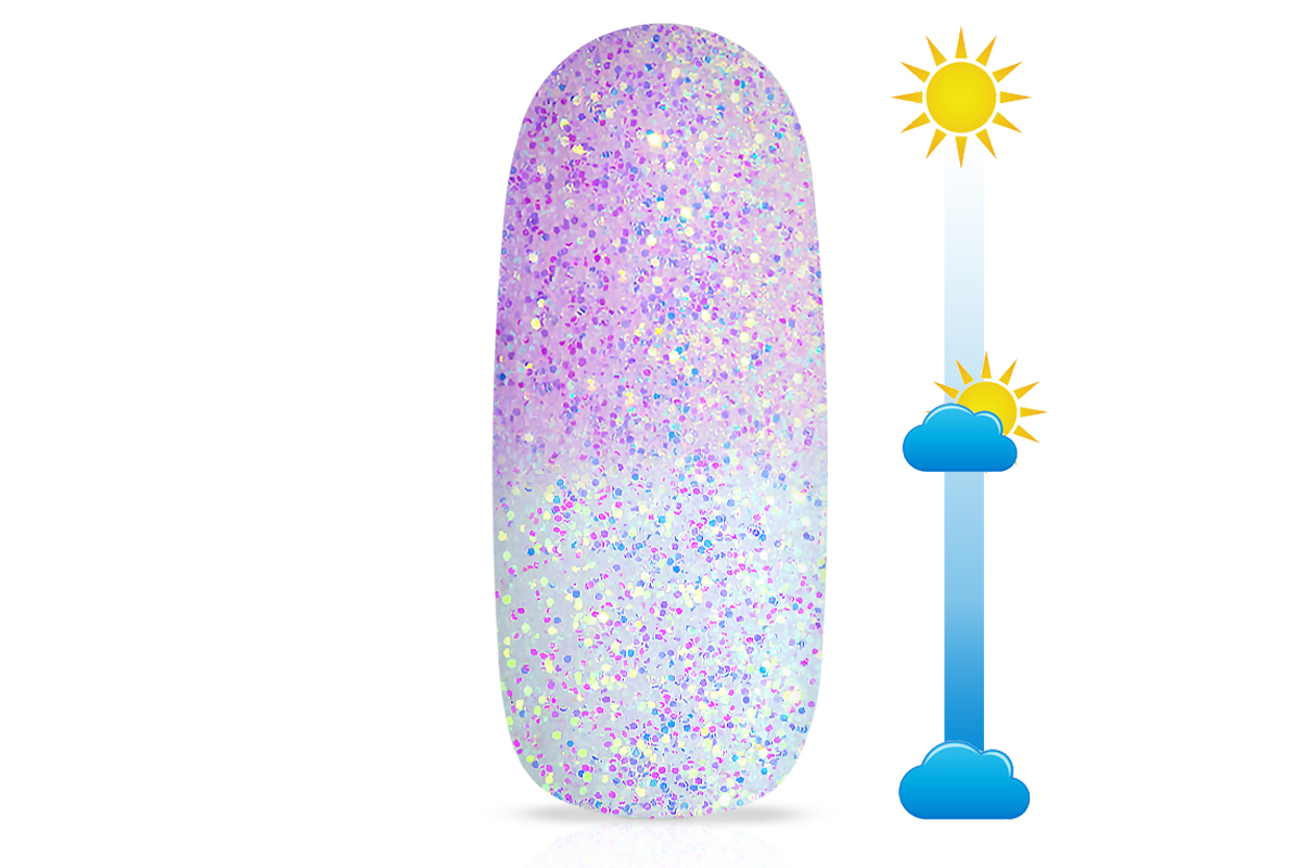 Jolifin LAVENI Solar Glitterpuder - sky-purple