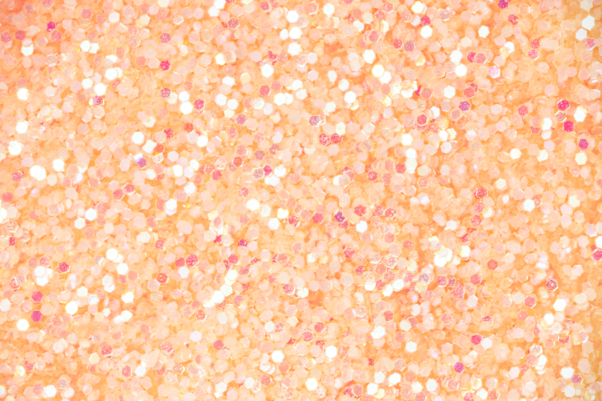Jolifin Nightshine glitter powder - pastel-peach
