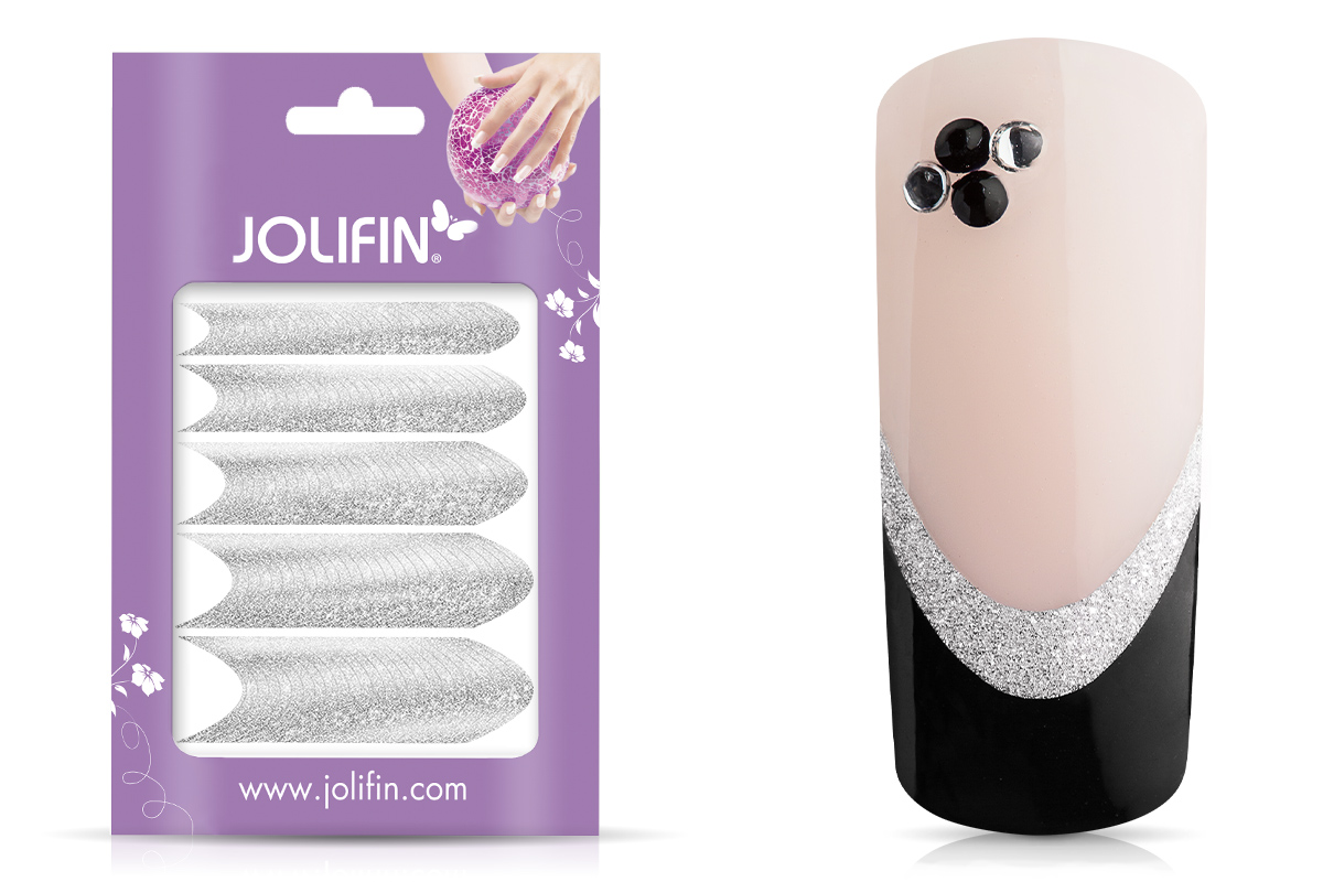 Jolifin Glitter French silver