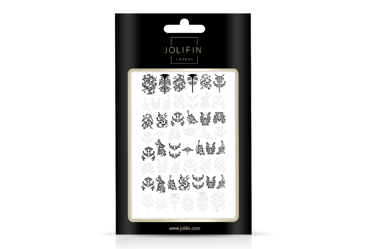 Jolifin LAVENI XL Sticker - black & white Nr. 4