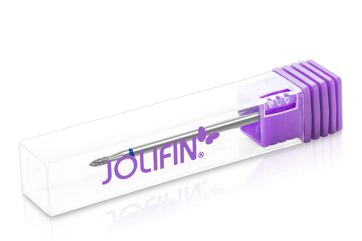 Jolifin Diamant Manikür-Bit - mini Birne medium