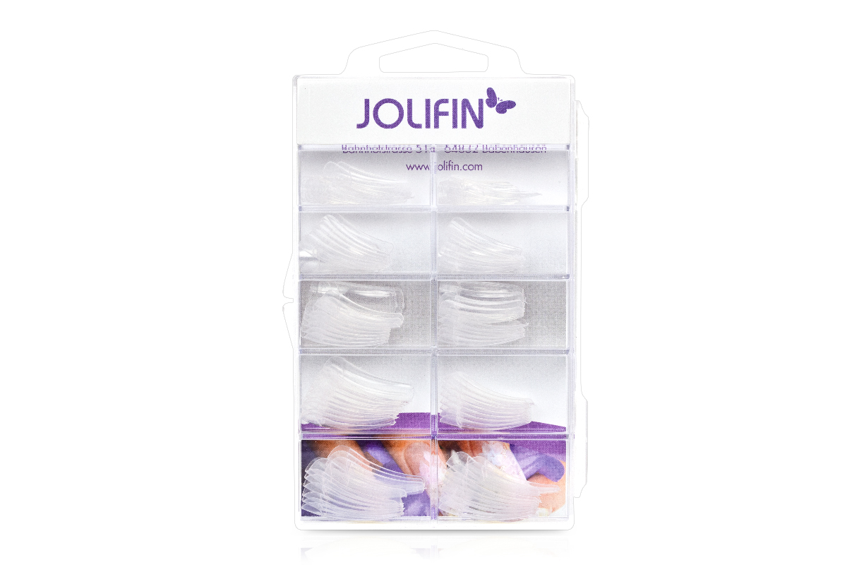 Jolifin 100er Tipbox - classic clear