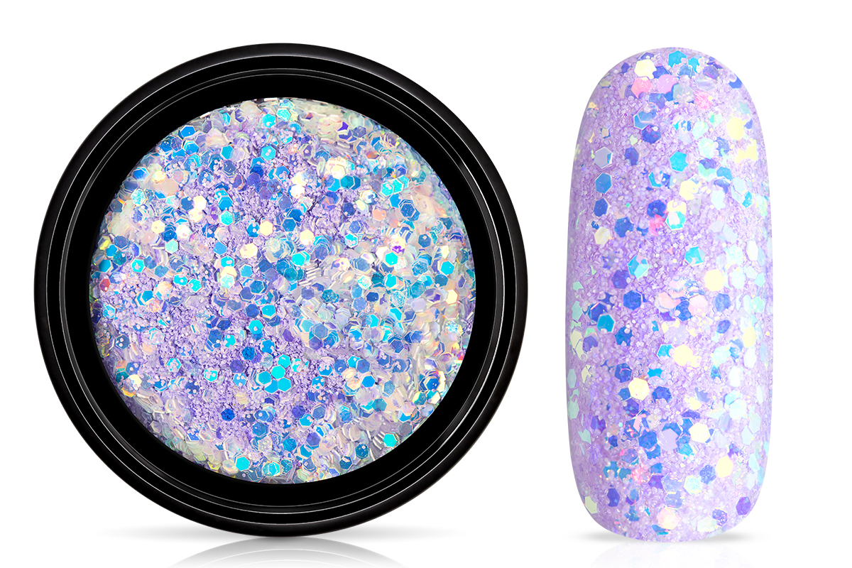 Jolifin LAVENI Mermaid Pastel Glitter - lavender
