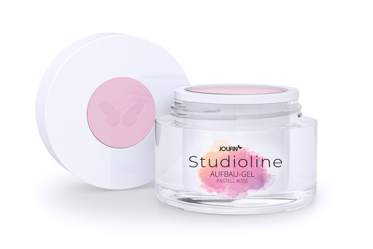 Jolifin Studioline - Aufbau-Gel pastell rosé 15ml