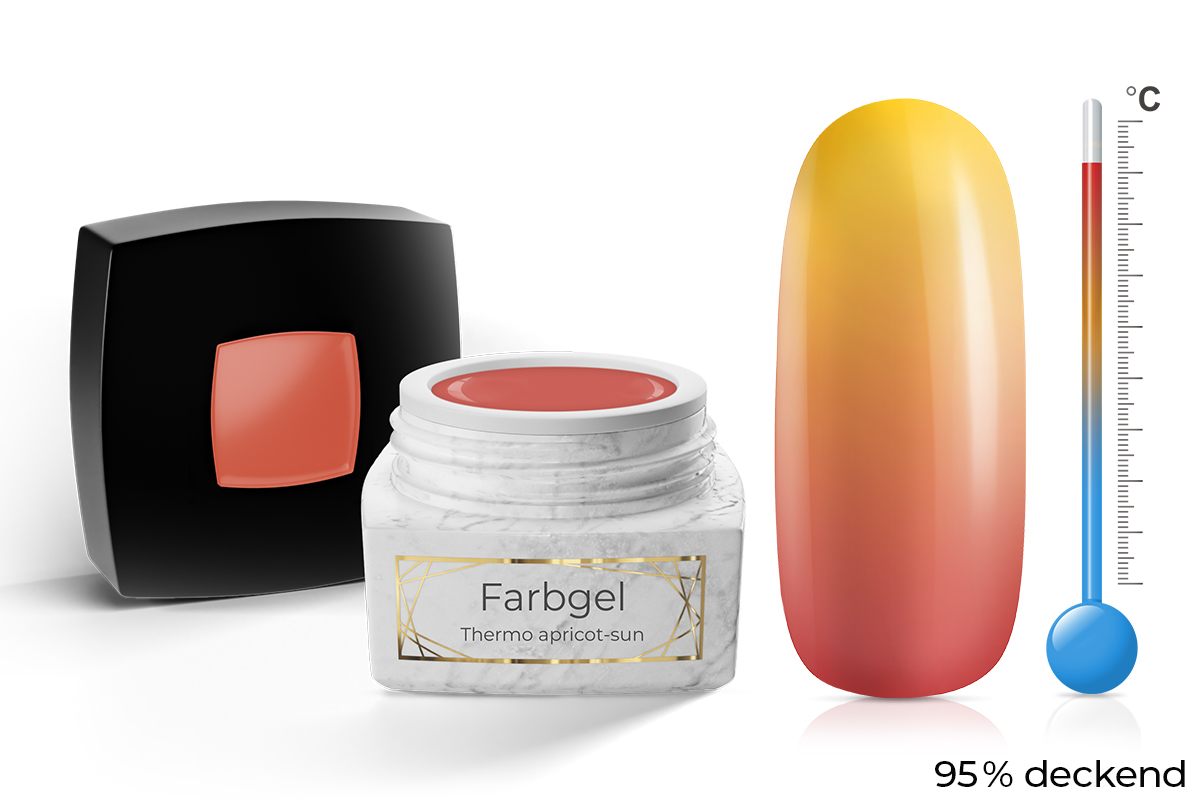 Jolifin LAVENI PRO Farbgel - Thermo apricot-sun 5ml