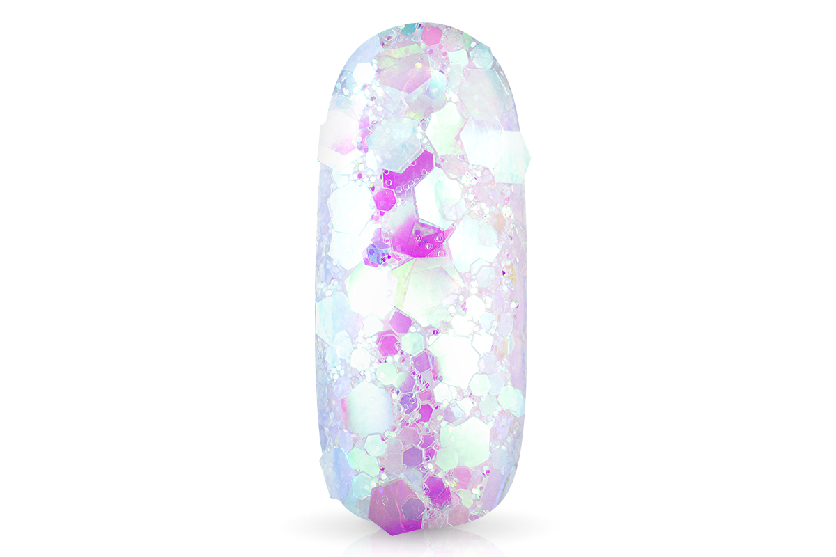 Jolifin LAVENI XL Display - white glam Glitter