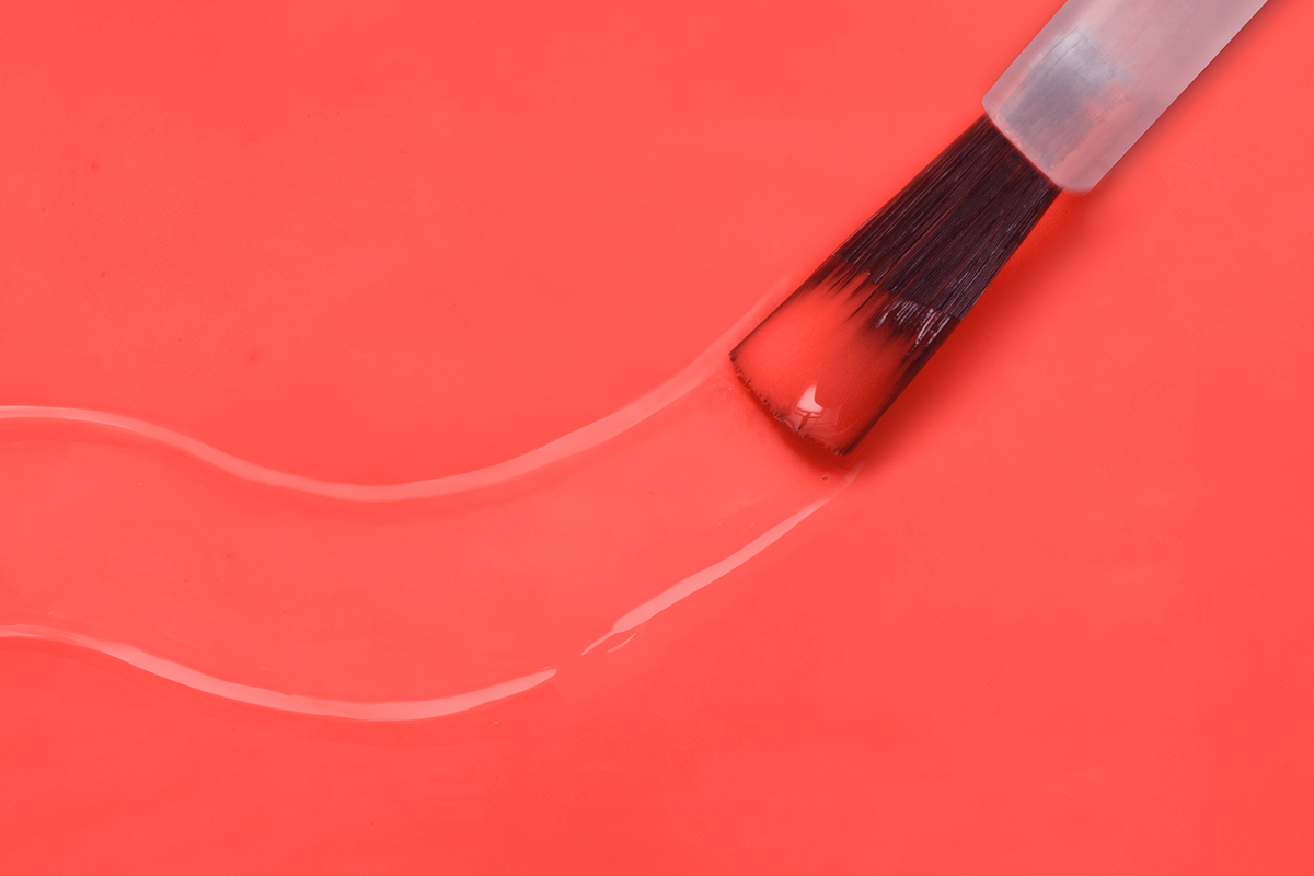 Jolifin LAVENI Shellac - cracked neon-peach 10ml