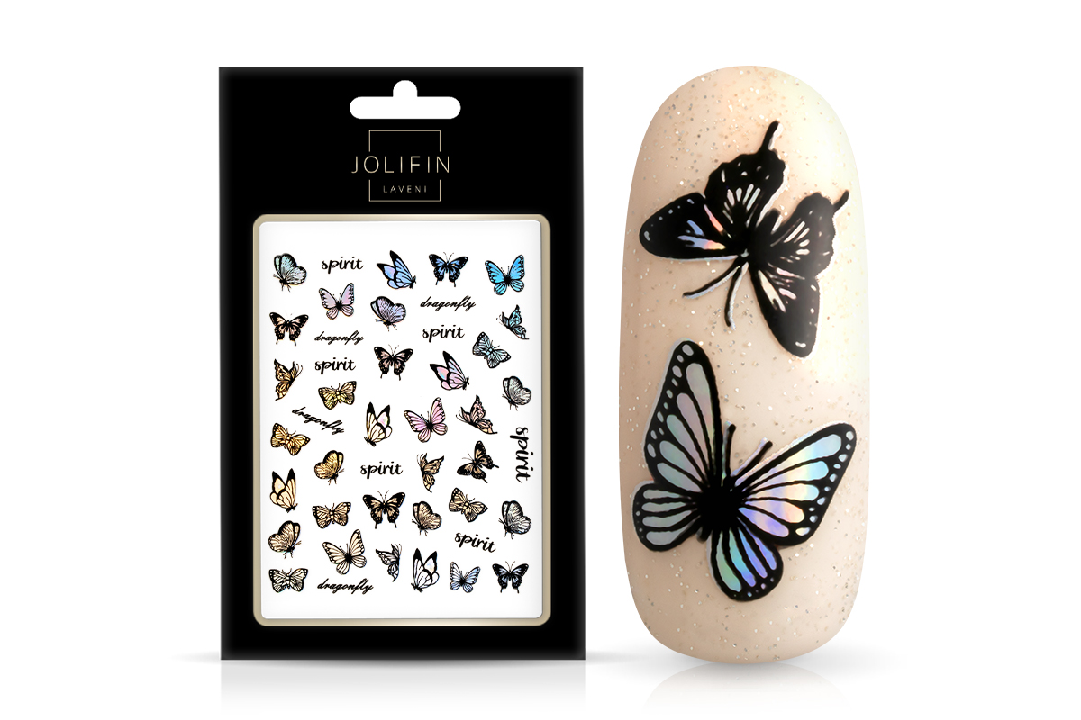 Jolifin LAVENI XL Sticker - Butterfly Hologramm Nr. 9