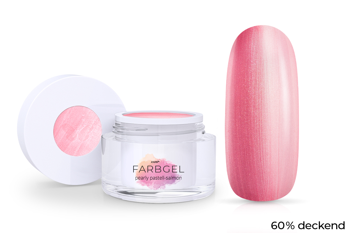 Colour gel pearly pastel-salmon 5ml