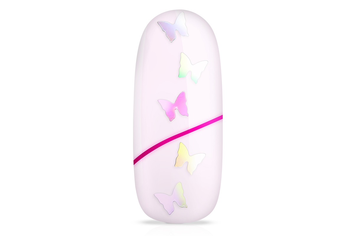 Jolifin XL Nail Art Display - milky butterflies