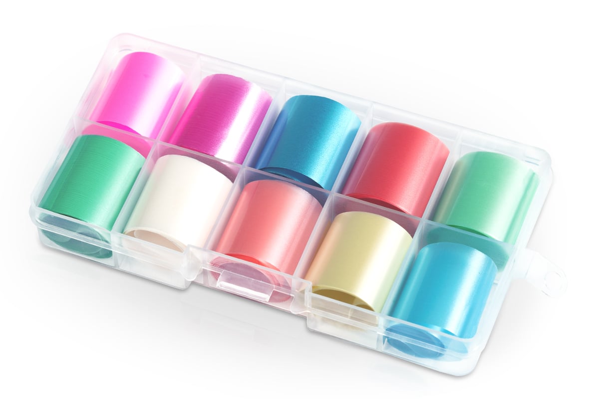 Jolifin Transfer-Nagelfolien Box - Pastell