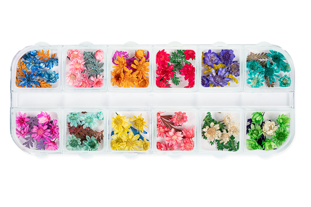 Jolifin XL Nailart-Display - Dried Flowers Nr. 10