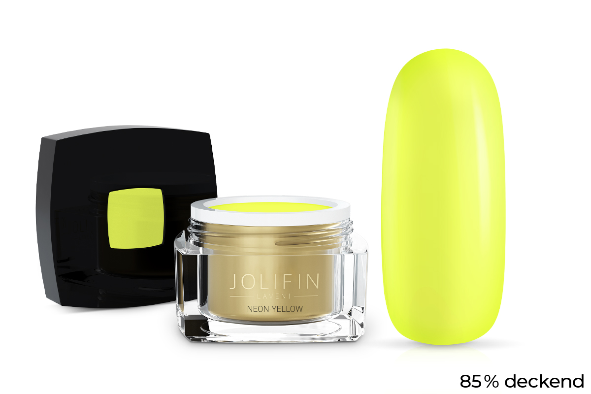 Jolifin LAVENI Farbgel - neon-yellow 5ml