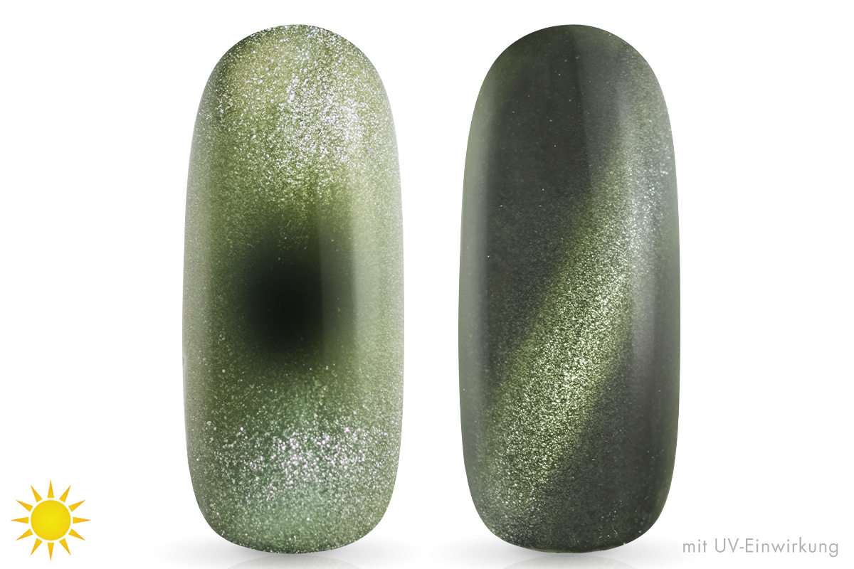 Jolifin LAVENI Shellac - Solar Cat-Eye mint 10ml