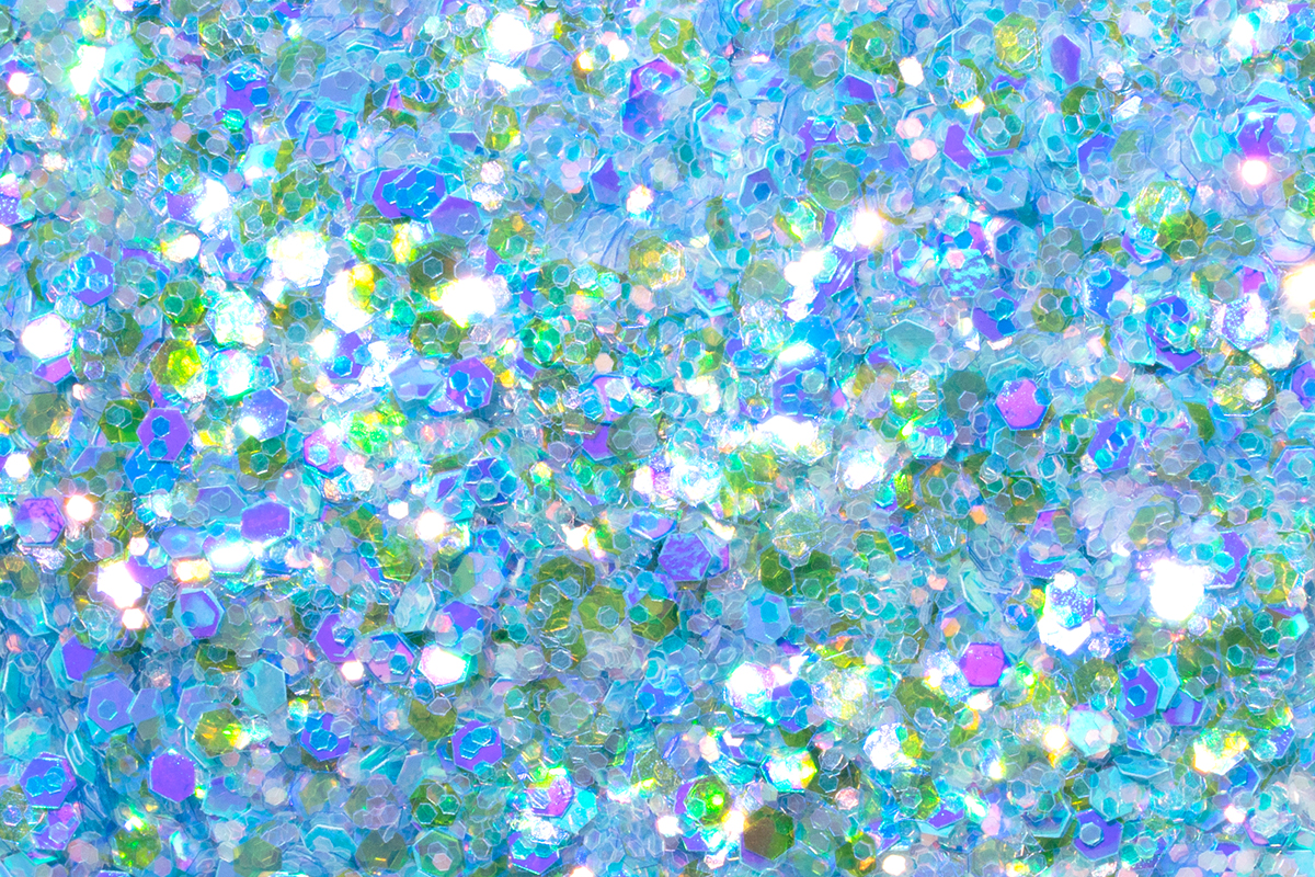 Jolifin Illusion Glitter - blue galaxy