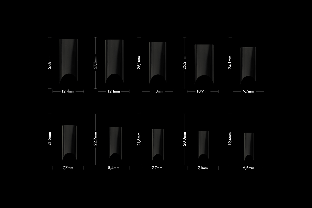 Jolifin 100er Tipbox Pinch natural - clear