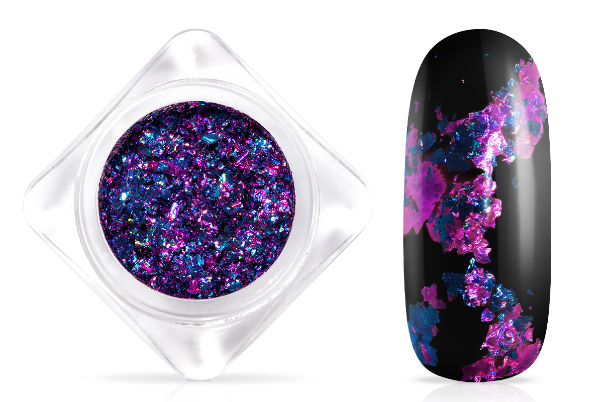 Jolifin Foil Flakes - Hologramm violet-blue