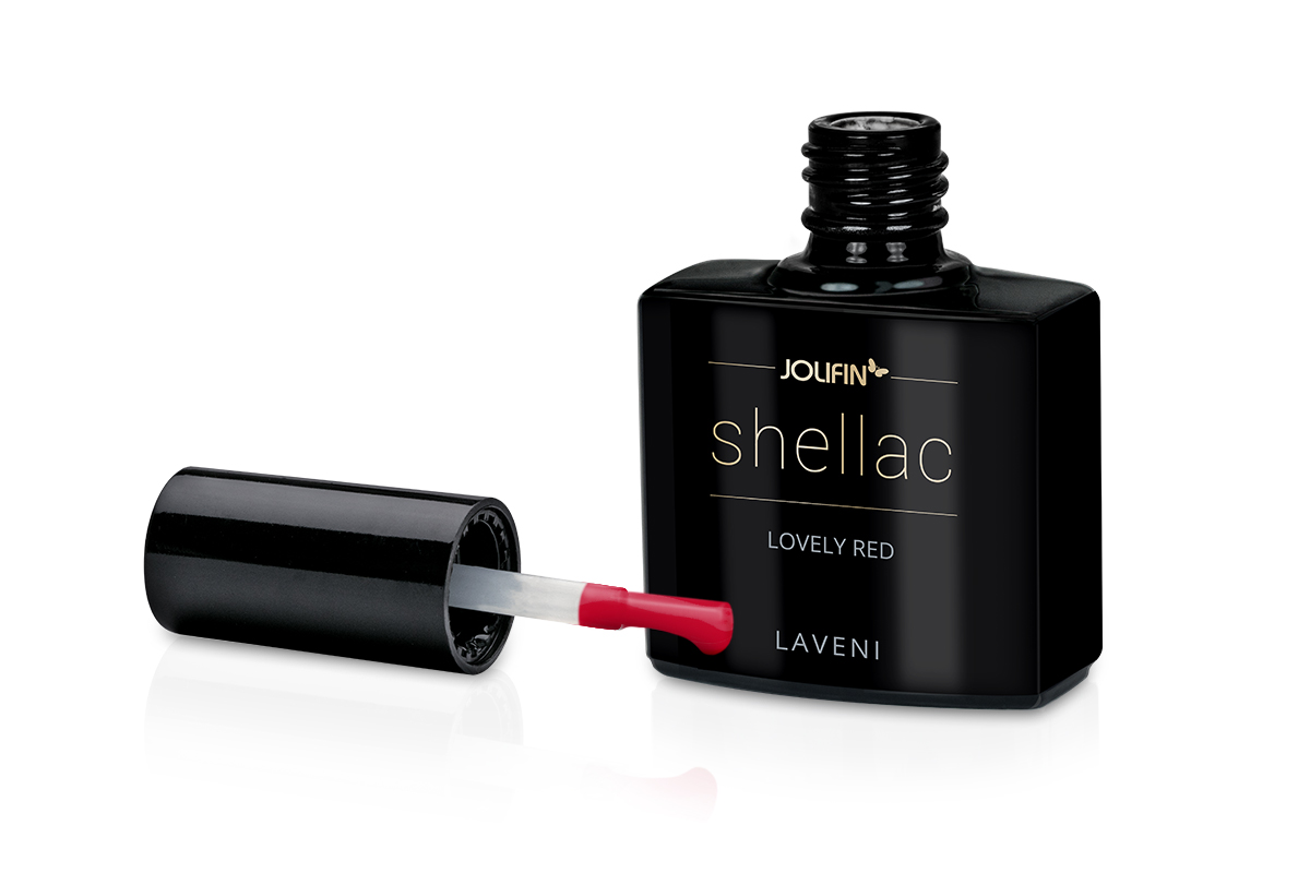 Jolifin LAVENI Shellac - lovely red 10ml