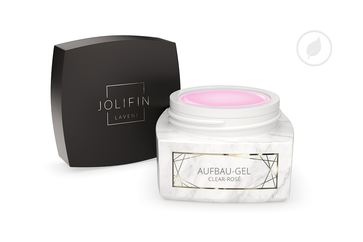 Jolifin LAVENI PRO - Aufbau-Gel clear rosé 15ml