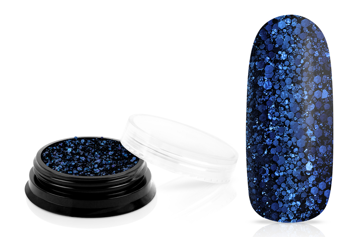 Jolifin LAVENI Sparkle Glitter - deep blue