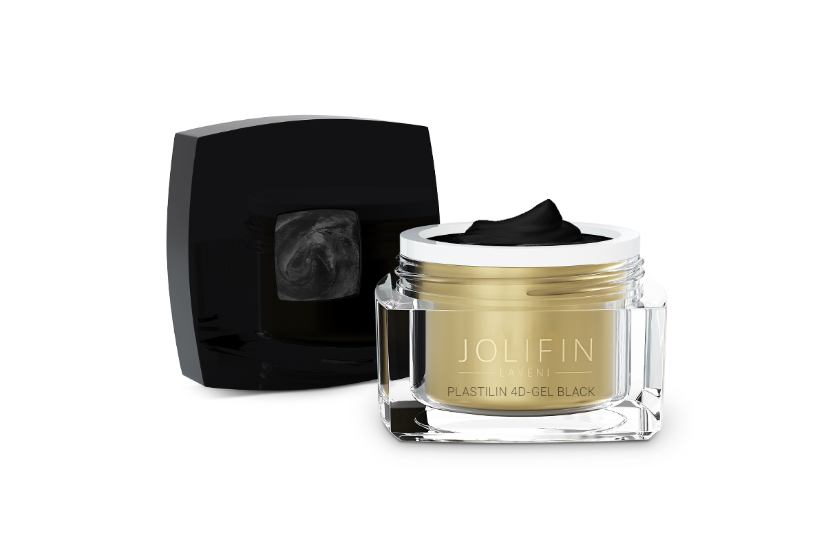 Jolifin LAVENI Plastilin 4D-Gel - black